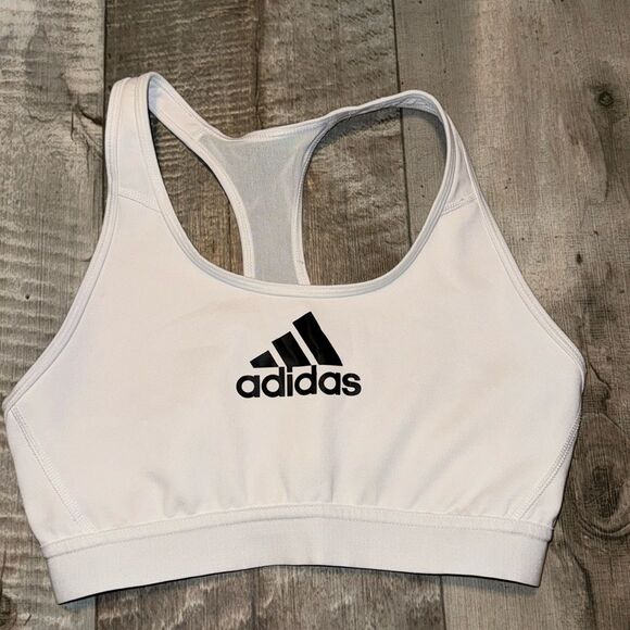 ADIDAS‎ Sports Bra- white-size M(?) - Picture 1 of 4